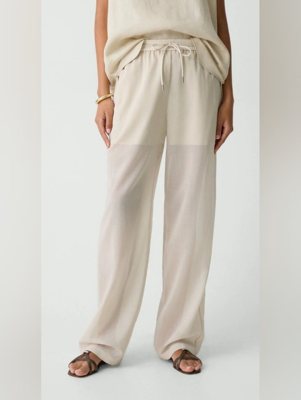 NWT Theory Drawcord Pullon Pant In Lightweight Wool. Sizes M, L